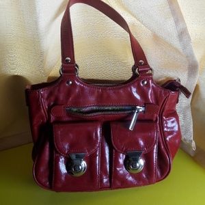Preston & York vintage red leather purse